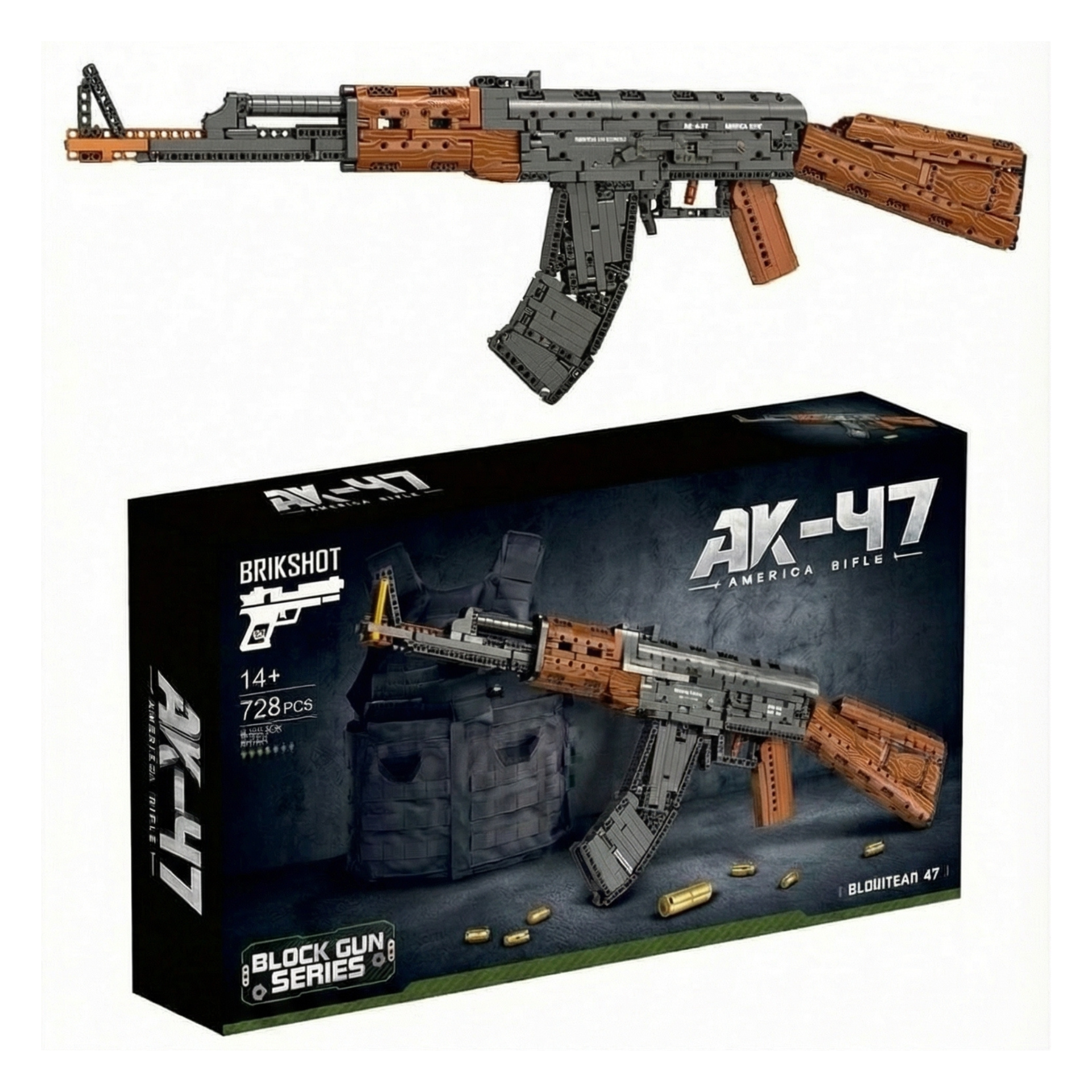AK47 - 1366 Pieces – BrikShotz